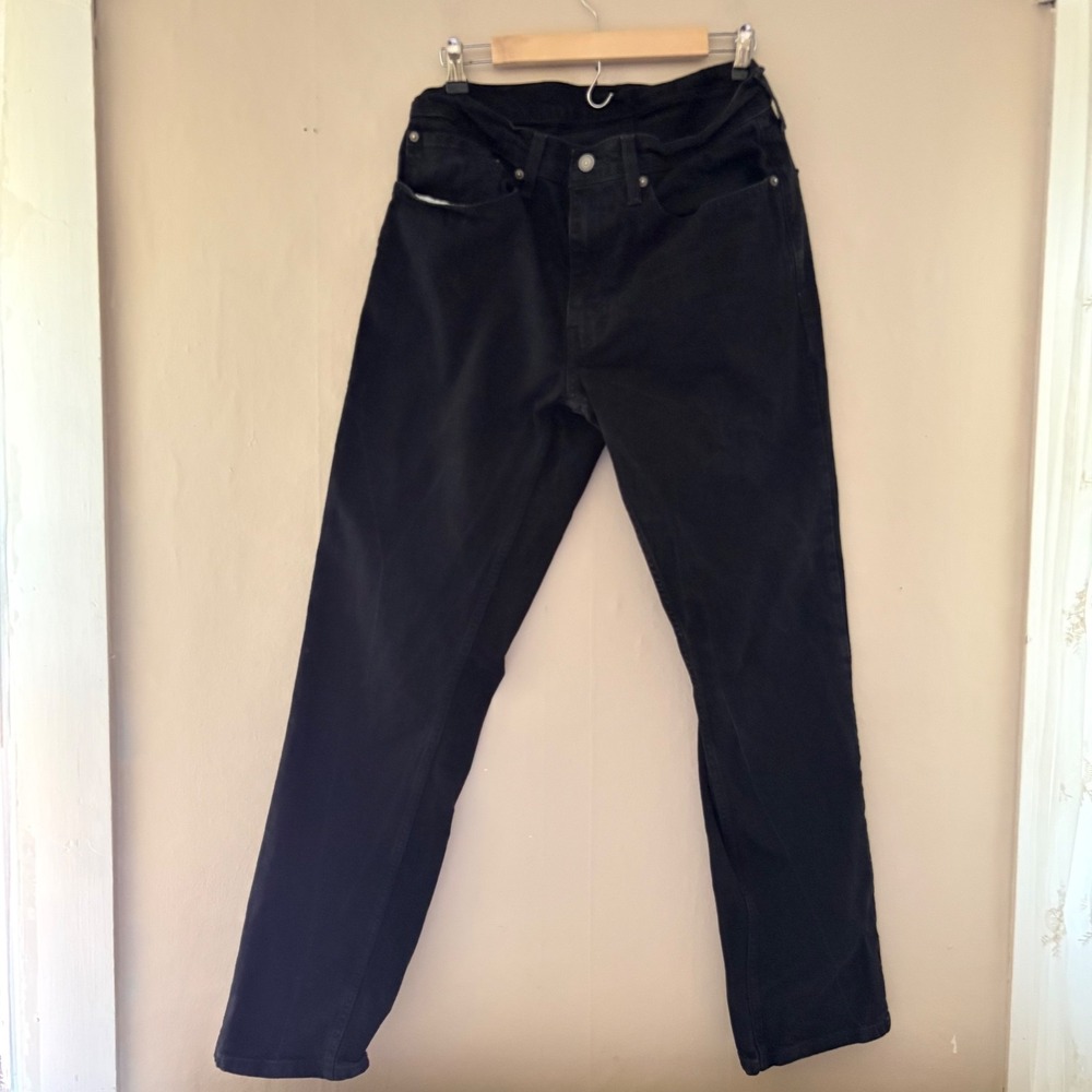 Levis Mens 559 Relaxed Straight Fit Jeans Size 34x32 Black Casual Denim Everyday